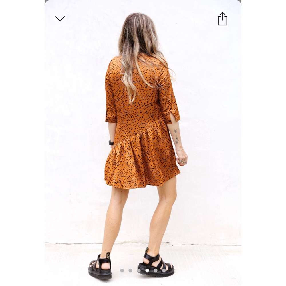 Ascot + Hart Romi Rust Dress - Picture 4 of 4